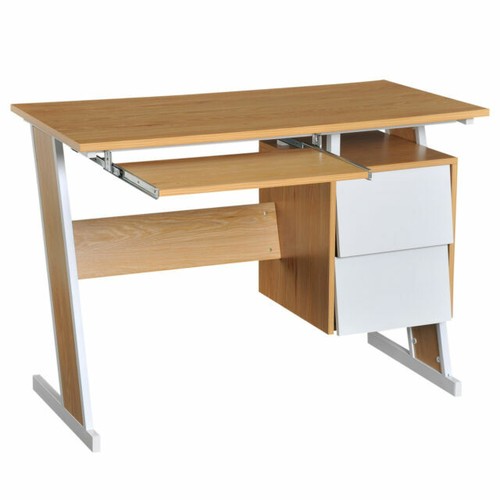 Scrivania Angolare Gaming HOMCOM Con Luci LED, Prese E USB - Reversibile, Con Ripiano Per Monitor E Gancio