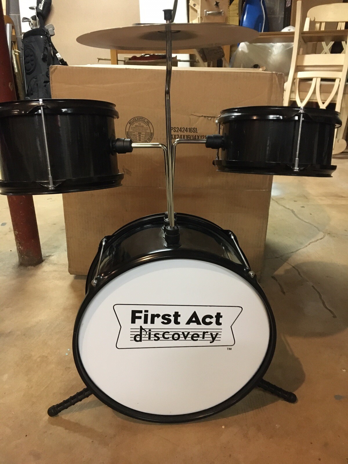 first act discovery kids drum set