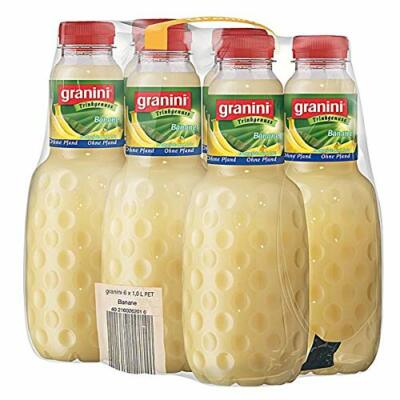 german GRANINI BANANA JUICE  6 x 1L ( 35.7 fl.oz ) New