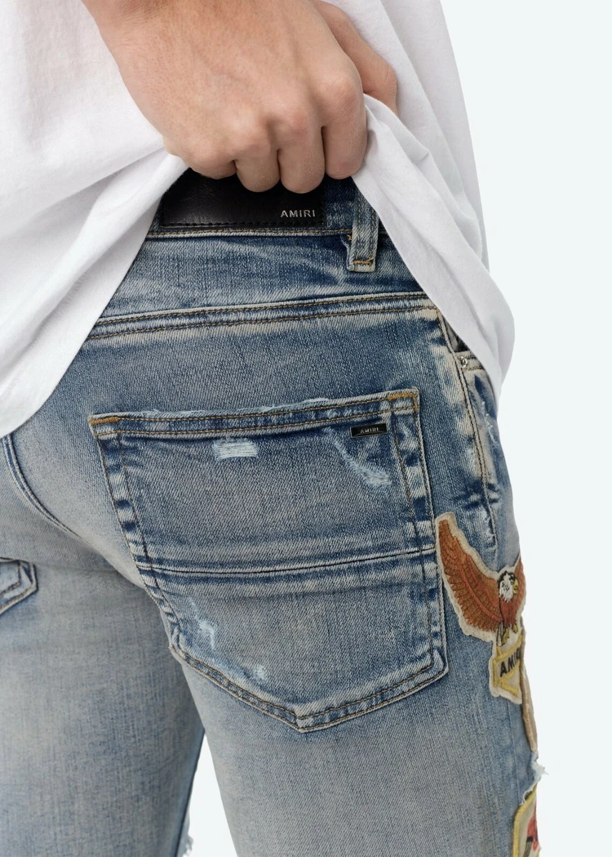 Amiri Vintage Biker Patch Jean Size 34