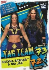 Shayna Baszler& Nia Jax Tag Team 2021 WWE Slam Attax #192