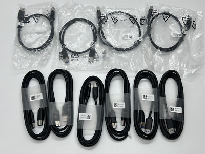 LOT OF 10 DELL USB A TO B MALE PRINTER/SCANNER CABLES- NEW