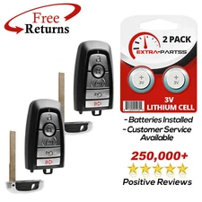 2 For 2022 2023 2024 Ford Mustang Keyless Entry Smart Remote Start Key Fob