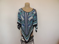 Bebe Size P/s Silk Double Rainbow Scarf Poncho With Tags $89. Bebe Size P/s Silk Double Rainbow Scarf Poncho With Tags $89.