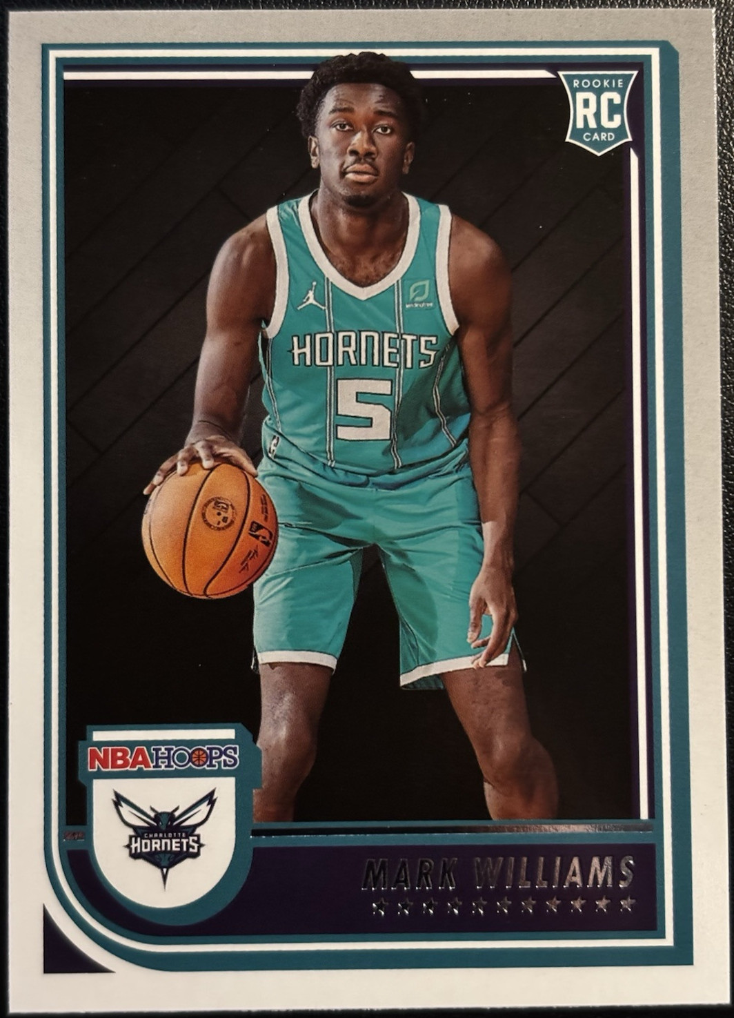 2022-23 Panini NBA Hoops Mark Williams #245 Charlotte Hornets ROOKIE Card!