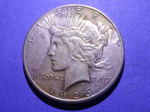 1926-S Peace Dollar  AU