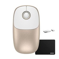 Wireless Mouse Wireless Mouse for Laptop with Mouse Pad C Mouse USB 2 in 1 Re...