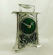 Art Nouveau Design Pewter Clock | Archibald Knox Style | Made in England | AK45