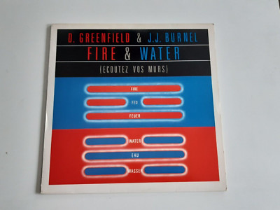 Vinyl Sammlung Hier LP Schallplatte Greenfield + J.J.Burnel / Fire & Water (1983