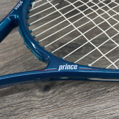 Raquette De Tennis Prince Graphite Comp 110 – Taille De Grip 4 3/8, Bleue, Occasion