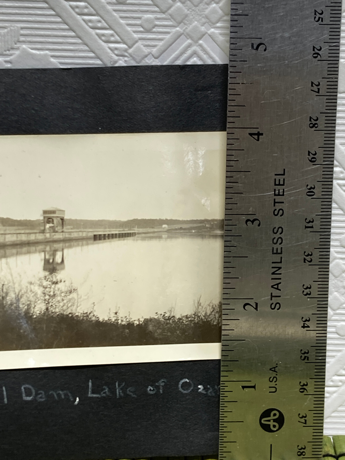 Bagnell Dam Lake of Ozarks Arkansas Vintage Photograph Black & White eBay