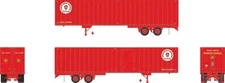 Rapido HO 40' Fruehauf Exterior-Post Volume Van - PRR 1960s: #200589