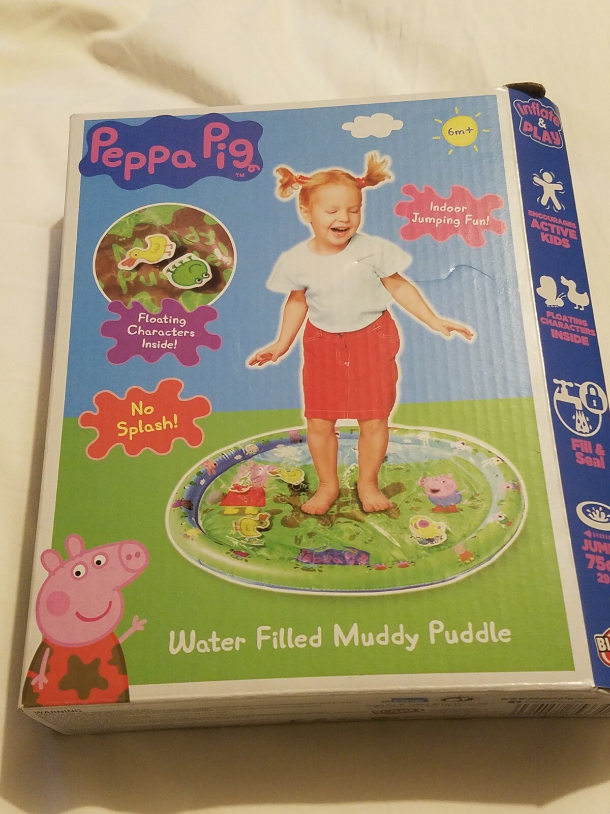 peppa pig inflatable muddy puddle play mat