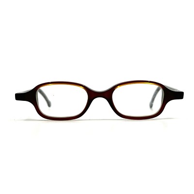 l.a.Eyeworks SUBZERO 204 Eyeglasses Frames Brown Red Rectangular 140