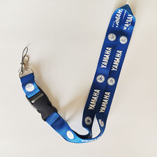 Blue Nylon Neck LANYARD ID Lanyard Keychain Key ID Cell Phone Holder for yamaha