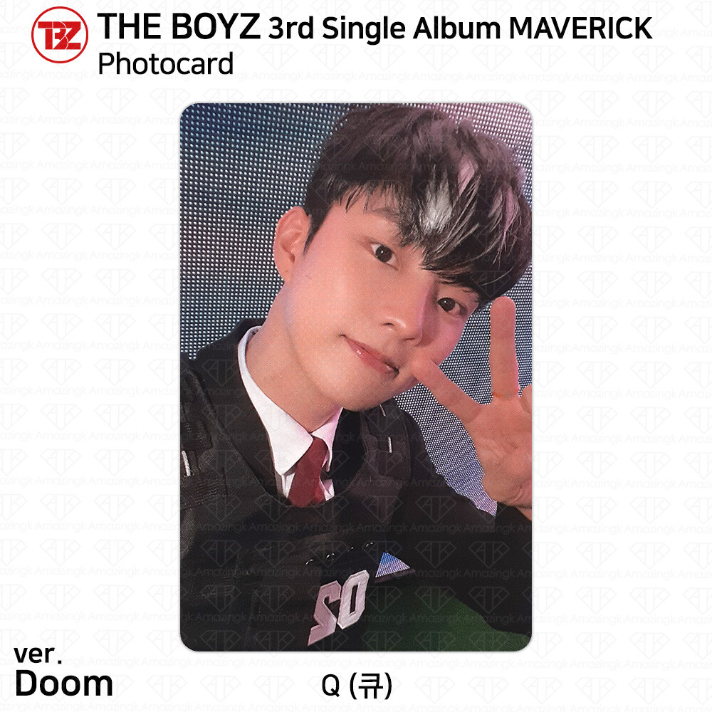 The Boyz 3rd Single Album Maverick Official Photocard Poster Q