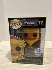 Funko Pop Disney SANTA JACK SKELLINGTON 72 Blacklight EXCLUSIVE Vinyl Figure 