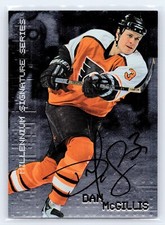 1999-00 ITG Be A Player Millennium Signature Series Auto Dan McGillis #186 Auto