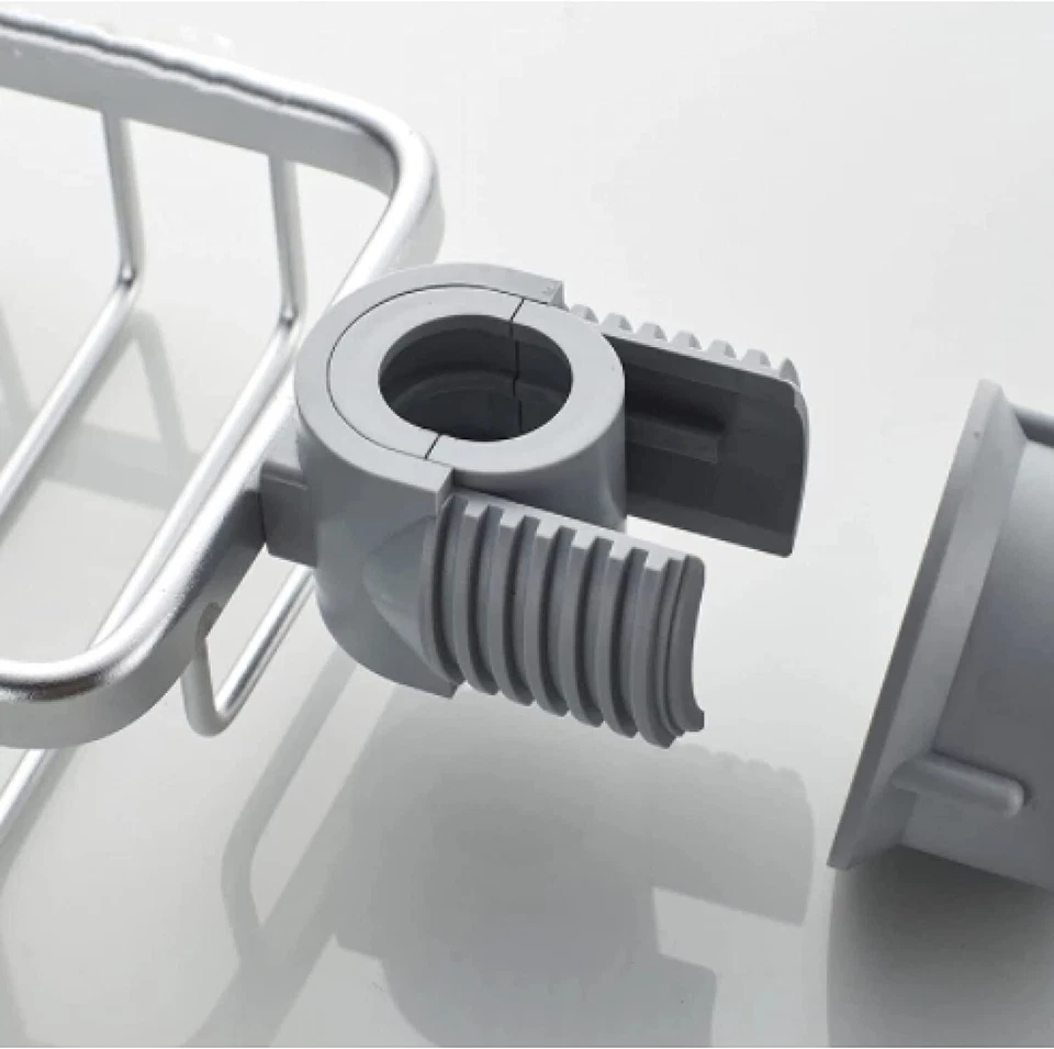 Seifenhalter Duschregal Seifenschale Seifenablage Duschstange Duschkorb Badregal - Bild 2 von 4