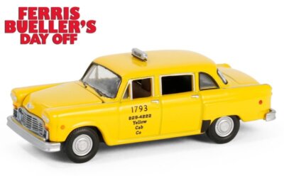 CHECKER A110 - Ferris Bueller`s day off - 1980 - Taxi Cab - Greenlight 1:64