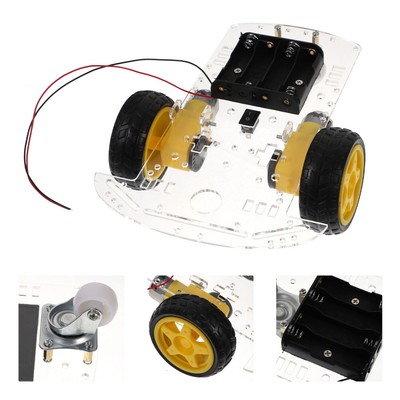 2WD Motor Smart Roboter Auto Chassis Kit Encoder Batterie Box kompatibel für W1Z3