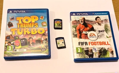 2 Games Bundle Top Trumps & FIFA FOOTBALL UK PAL Sony Playstation Vita PSV PS - Image 1 of 4