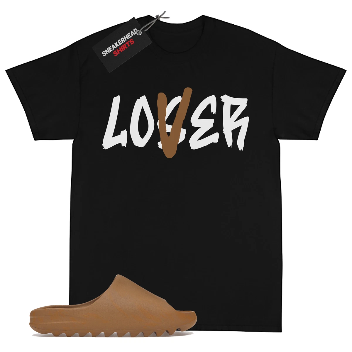 Shirt for Yeezy Slide Ochre GW1931 Sneaker Match Tee Lover