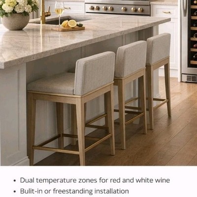 EdgeStar CWR1552DZ Dual Zone Wine Refrigerator 141 Bottle Stainless Steel