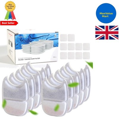 Effiziente 10er Pack Katzenbrunnenfilter - kompatible, saubere, reine Wasserlösung