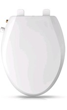 Clirass Elongated Bidet Toilet Seat with Quiet-Close, Non-Electric Bidet Sprayer