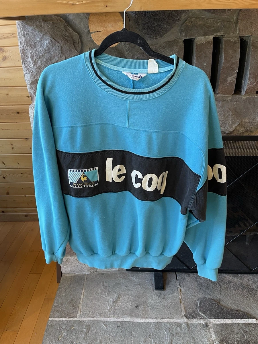 Maillot Le Coq Sportif Vintage Orange – Années 70, Coton Made In France, Taille S