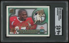 SHAUN ALEXANDER 2000 PACIFIC AURORA AUTOGRAPHS #131 AUTO RC SGC 9