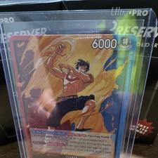 One Piece OP13 Portgas D Ace Leader Alt Art Special Parallel OP13-002 NM