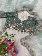 Saree Blouse Bollywood Party Wear Indian Pakistani New Sari Wedding Designer