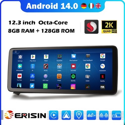 12,3'' 2K IPS Qualcomm Autoradio DAB+IPS Navi Mercedes C-Klasse W204 S204 NTG 4.5
