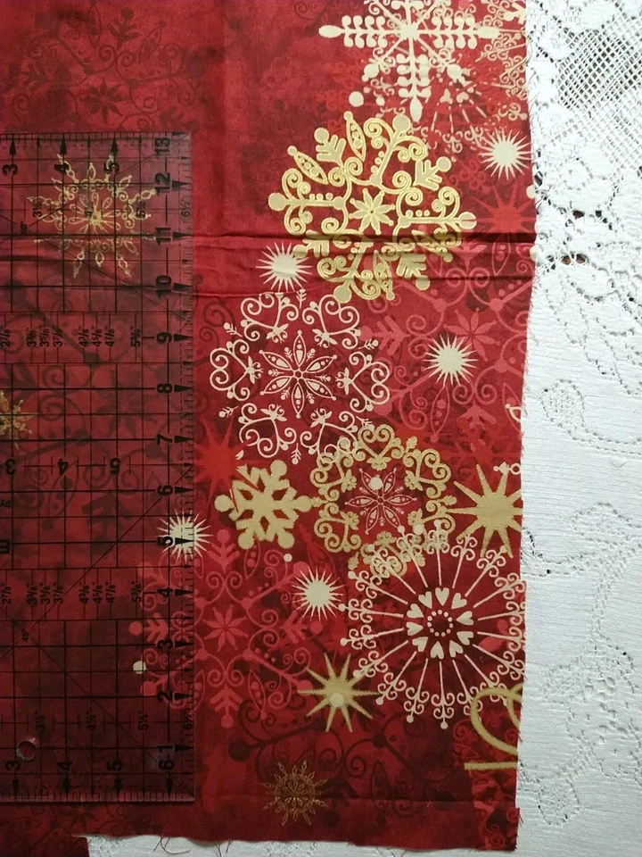 REMNANT Stonehenge Starry Night Panel Cotton Northcott Deborah Edwards Red Gold - Image 3 of 3