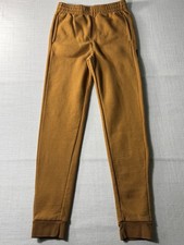 Carhartt Youth Boys Logo Fleece Jogger Sweatpants Brown Large 14-16 BN8429-B