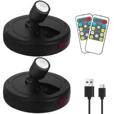 Cordless Spotlight Battery Powered, Indoor Plant Spot Light, Rechargeable Pic...