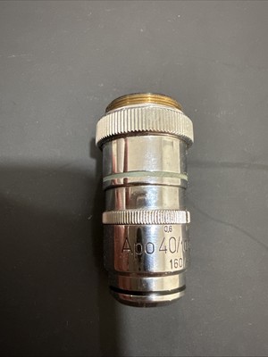 Carl Zeiss Apo 40/1.0 Oil m.J  160/-  Microscope Objective 102568