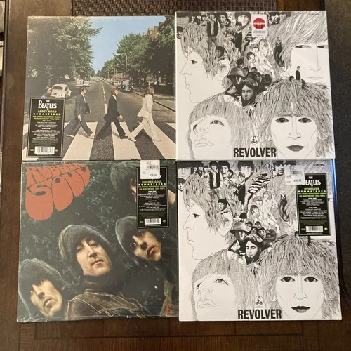 The Beatles Revolver Target Exclusive, Abbey Road, Revolver & Rubber Soul new LP
