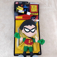 Teen Titans Go ROBIN 6.5" Super Deformed Pal Plush NEW Ban Dai 2004 VINTAGE NIB