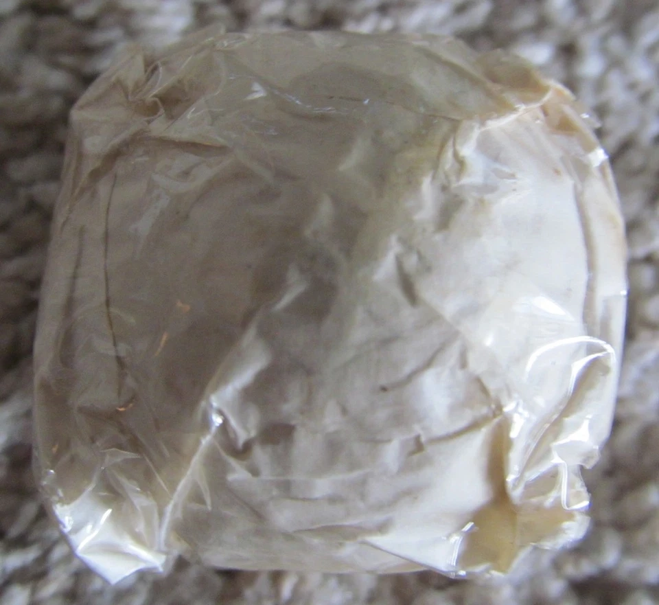 PELOTA DE GOLF DE MALLA ENVUELTA VINTAGE CON SELLO ORIGINAL-C. G. A. Foto 3 de 4