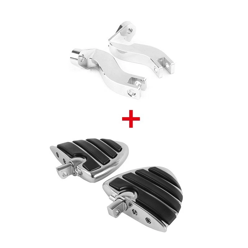 Motorcycle Highway Pegs for Harley Softail Pandels Suzuki Savage S40 Boulevard - Image 4 of 4