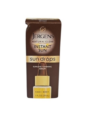 Jergens Natural Glow Instant Sun Drops Sunless Tanning for Face & Body 1oz