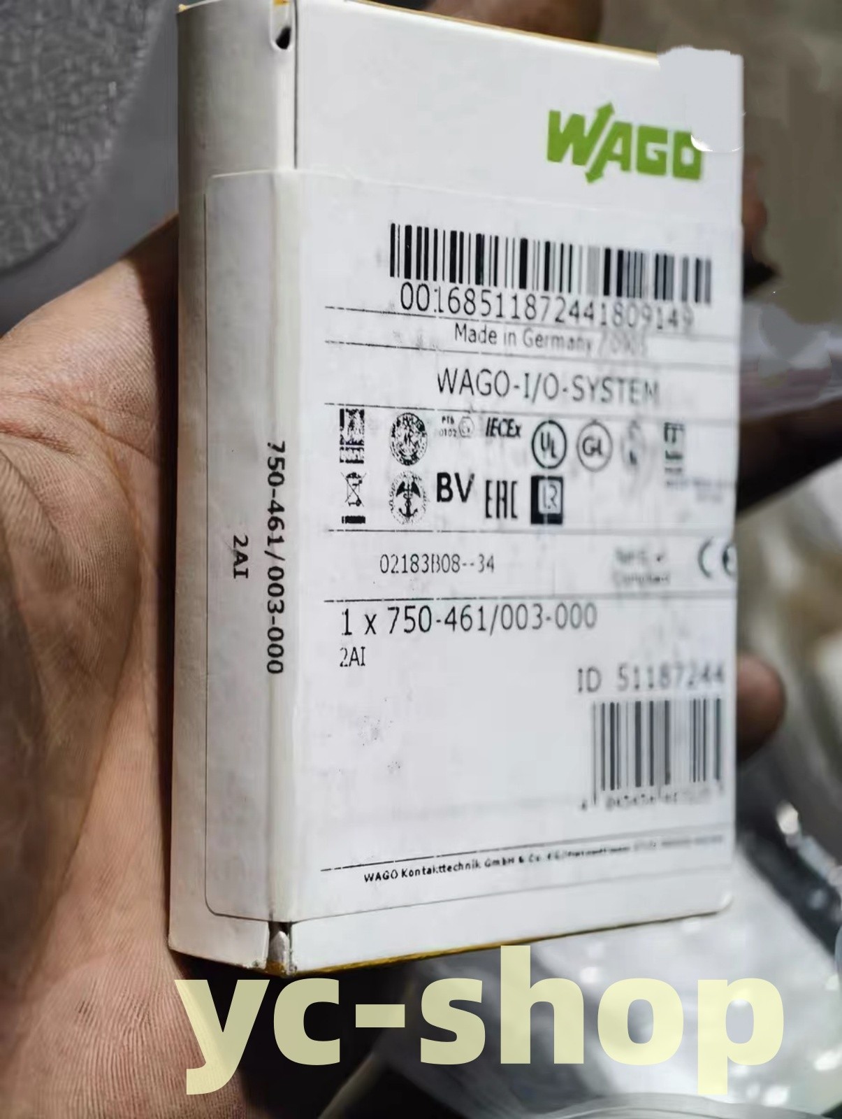 1PCS New WAGO 750-461/003-000 Controller Module Fast shipping via FedEx or DHL*c