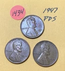 1947 PDS Lincoln Wheat Cent #1434