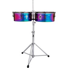 LP Tony Succar Timbales wBlack Nickel Hardwar...