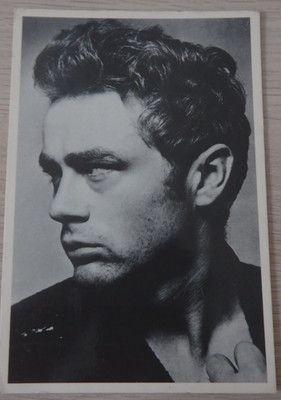 Foto- Autogrammkarte US- amerikanischer Schauspieler James Dean um 1950 (125422)