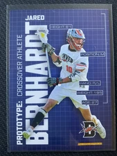 Jared Bernhardt 2025 Premier Lacrosse League Prototype Insert RC Card 