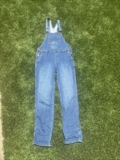 Blue Dickies Overalls With Front Pocket. 2 Straps And Cargo Bottoms. Size M